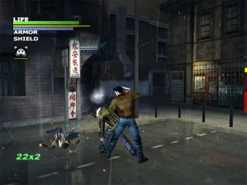 Dead to Rights screen shot game playing